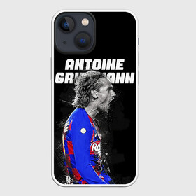 Чехол для iPhone 13 mini с принтом ANTOINE GRIEZMANN   ГРИЗМАНН ,  |  | antoine griezmann | barcelona | football | sport | антуан гризманн | барселона | номер 7 | сборная франции | спорт | футбол | черный.