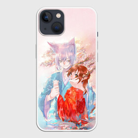 Чехол для iPhone 13 с принтом Томоэ и Нанами ,  |  | akura | kamisama kiss | kitsune | mizuki | nanami | tomoe | yokai | акура | аниме | бог | боги | демон лис | демоны | ёкай | змея | йокай | кицуне | лис | мидзуки | мизуки | нанами | неко | очень приятно бог | томое | томоэ