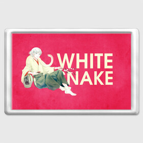 Магнит 45*70 с принтом White snake , Пластик | Размер: 78*52 мм; Размер печати: 70*45 | Тематика изображения на принте: akura | kamisama kiss | kitsune | mizuki | nanami | tomoe | yokai | акура | аниме | бог | боги | демон лис | демоны | ёкай | змея | йокай | кицуне | лис | мидзуки | мизуки | нанами | неко | очень приятно бог | томое | томоэ