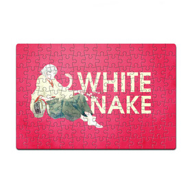 Головоломка Пазл магнитный 126 элементов с принтом White snake , полимерный материал с магнитным слоем | 126 деталей, размер изделия —  180*270 мм | akura | kamisama kiss | kitsune | mizuki | nanami | tomoe | yokai | акура | аниме | бог | боги | демон лис | демоны | ёкай | змея | йокай | кицуне | лис | мидзуки | мизуки | нанами | неко | очень приятно бог | томое | томоэ