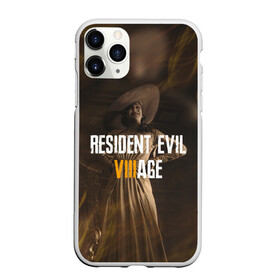 Чехол для iPhone 11 Pro матовый с принтом RESIDENT EVIL VILLAGE | ЛЕДИ ДИМИТРЕСКУ (Z) , Силикон |  | horror | resident evil | resident evil 8 | village | демитреска | деревня | димитреску | леди димитреска | обитель зла | резидент эвил | ресидент евил | хоррор