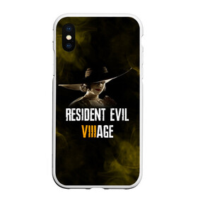 Чехол для iPhone XS Max матовый с принтом RESIDENT EVIL VILLAGE | LADY DIMITRESCU (Z) , Силикон | Область печати: задняя сторона чехла, без боковых панелей | horror | lady dimitrescu | resident evil | resident evil 8 | village | демитреска | деревня | димитреску | леди димитреска | обитель зла | резидент эвил | ресидент евил | хоррор