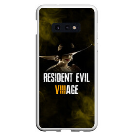 Чехол для Samsung S10E с принтом RESIDENT EVIL VILLAGE | LADY DIMITRESCU (Z) , Силикон | Область печати: задняя сторона чехла, без боковых панелей | Тематика изображения на принте: horror | lady dimitrescu | resident evil | resident evil 8 | village | демитреска | деревня | димитреску | леди димитреска | обитель зла | резидент эвил | ресидент евил | хоррор