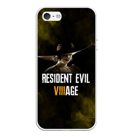 Чехол для iPhone 5/5S матовый с принтом RESIDENT EVIL VILLAGE | LADY DIMITRESCU (Z) , Силикон | Область печати: задняя сторона чехла, без боковых панелей | horror | lady dimitrescu | resident evil | resident evil 8 | village | демитреска | деревня | димитреску | леди димитреска | обитель зла | резидент эвил | ресидент евил | хоррор