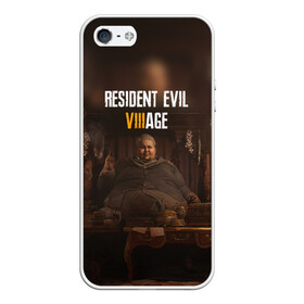 Чехол для iPhone 5/5S матовый с принтом RESIDENT EVIL VILLAGE | РЕ ДЕРЕВНЯ (Z) , Силикон | Область печати: задняя сторона чехла, без боковых панелей | horror | resident evil | resident evil 8 | village | демитреска | деревня | леди димитреска | обитель зла | резидент эвил | ресидент евил | хоррор