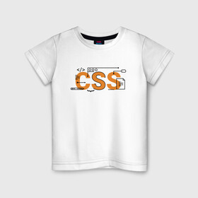 Детская футболка хлопок с принтом CSS | ПРОГРАММИСТ (Z) , 100% хлопок | круглый вырез горловины, полуприлегающий силуэт, длина до линии бедер | anonymus | cms | cod | css | hack | hacker | html | it | java | php | program | texture | www | айти | аноним | анонимус | взлом | код | кодинг | программа | программист | текстура | хак | хакер | язык программирования