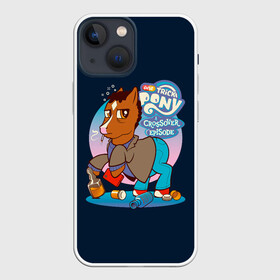 Чехол для iPhone 13 mini с принтом Pony x Bojack ,  |  | bojack | my little pony | бо джек | дружба это чудо | единорог | единороги | май литл пони | мульт | мультфильм