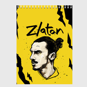 Скетчбук с принтом ЗЛАТАН ИБРАГИМОВИЧ / ZLATAN , 100% бумага
 | 48 листов, плотность листов — 100 г/м2, плотность картонной обложки — 250 г/м2. Листы скреплены сверху удобной пружинной спиралью | football | sport | zlatan ibrahimovic | златан ибрагимович | милан | сборная швеции. zlatan | спорт | футбол