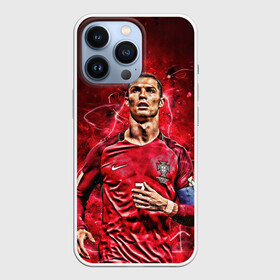 Чехол для iPhone 13 Pro с принтом Cristiano Ronaldo (Portugal) ,  |  | Тематика изображения на принте: 7 | cr | cr7 | cristiano | fc | fifa | footbal | juventus | madrid | portugal | real | ronaldo | soccer | криштиану | лига | мяч | мячик | поле | португалия | роналду | спорт | форма | футбол | футболист | футбольная | футбольный | чемпион |