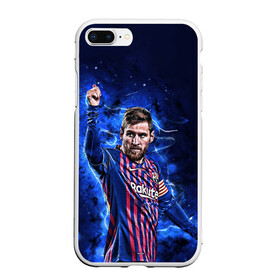 Чехол для iPhone 7Plus/8 Plus матовый с принтом Lionel Messi | Barcelona | 10 , Силикон | Область печати: задняя сторона чехла, без боковых панелей | 10 | argentina | barcelona | fc | fifa | footbal | leo | lionel | messi | soccer | аргентина | барселона | лео | лига | лионель | месси | мяч | мячик | поле | спорт | форма | футбол | футболист | футбольная | футбольный | чемпион