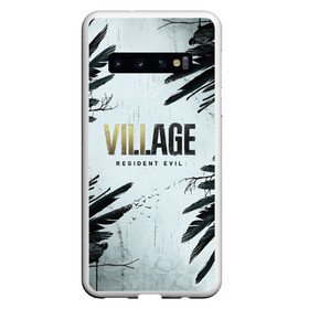 Чехол для Samsung Galaxy S10 с принтом Resident Evil Village. Crow , Силикон | Область печати: задняя сторона чехла, без боковых панелей | alcina | biohazard | dimitrescu | ethan | evil | horror | resident | romania | survival | vampire | village | winters | альсина | вампир | выживание | димитреску | зла | итан | обитель | румыния | ужас | уинтерс