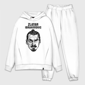 Мужской костюм хлопок OVERSIZE с принтом ЗЛАТАН ИБРАГИМОВИЧ   ПОРТРЕТ ,  |  | football | grunge | manchester united. | sport | zlatan ibrahimovic | брызги | гранж | златан ибрагимович | манчестер | милан | сборная швеции | спорт | футбол