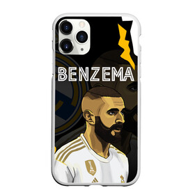 Чехол для iPhone 11 Pro матовый с принтом КАРИМ БЕНЗЕМА / РЕАЛ МАДРИД , Силикон |  | football | karim mostafa benzema | real madrid | sport | карим бензема | реал мадрид | сборная франции | спорт | футбол.