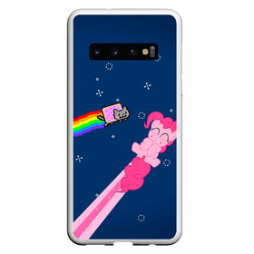 Чехол для Samsung Galaxy S10 с принтом Nyan cat x Pony , Силикон | Область печати: задняя сторона чехла, без боковых панелей | my little pony | nyan cat | дружба это чудо | единорог | единороги | май литл пони | мульт | мультфильм | нян кэт