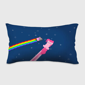 Подушка 3D антистресс с принтом Nyan cat x Pony , наволочка — 100% полиэстер, наполнитель — вспененный полистирол | состоит из подушки и наволочки на молнии | my little pony | nyan cat | дружба это чудо | единорог | единороги | май литл пони | мульт | мультфильм | нян кэт