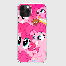 Чехол для iPhone 12 Pro Max с принтом Pinkie Pie pattern , Силикон |  | my little pony | дружба это чудо | единорог | единороги | май литл пони | мульт | мультфильм