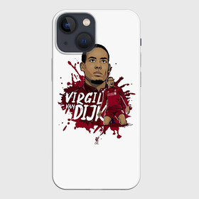 Чехол для iPhone 13 mini с принтом Вирджил Ван Дейк ,  |  | lfc | вирджил | вирджил ван дейк | ливерпуль | лфс | футбол | футболист