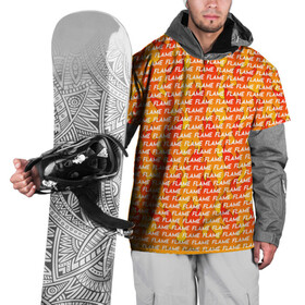 Накидка на куртку 3D с принтом РЫЖЕЕ ПЛАМЯ GINGER FLAME , 100% полиэстер |  | fire | горячий | желтый | красный | летний | огонь | пожар | стиль | теплый | тренд | языки пламени | яркий