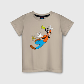 Детская футболка хлопок с принтом Гуфи , 100% хлопок | круглый вырез горловины, полуприлегающий силуэт, длина до линии бедер | disney | goofy | goofy the dog | vdzabma | гуфи | дисней | пес гуфи