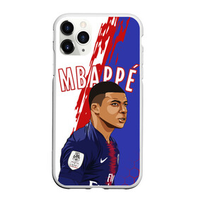 Чехол для iPhone 11 Pro матовый с принтом КИЛИАН МБАППЕ / KYLIAN MBAPPE , Силикон |  | football | kylian mbapp lottin | sport | килиан мбаппе | пари сен жермен | сборная франции. | спорт | футбол