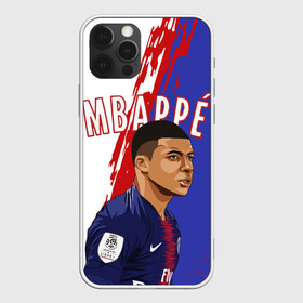 Чехол для iPhone 12 Pro с принтом КИЛИАН МБАППЕ / KYLIAN MBAPPE , силикон | область печати: задняя сторона чехла, без боковых панелей | Тематика изображения на принте: football | kylian mbapp lottin | sport | килиан мбаппе | пари сен жермен | сборная франции. | спорт | футбол