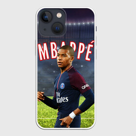 Чехол для iPhone 13 mini с принтом КИЛИАН МБАППЕ   KYLIAN MBAPPE ,  |  | football | kylian mbapp | lottin | sport | килиан мбаппе | пари сен жермен | сборная франции. | спорт | футбол