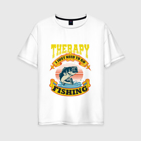Женская футболка хлопок Oversize с принтом Трофейная рыбалка на карпа , 100% хлопок | свободный крой, круглый ворот, спущенный рукав, длина до линии бедер
 | fish | карп | лето | отдых | поклев | рыба | рыбалка | рыболов | спиннинг | удилище | удочка