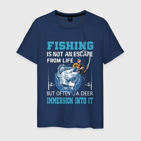 Мужская футболка хлопок с принтом FISHING PLANET Рыбалка , 100% хлопок | прямой крой, круглый вырез горловины, длина до линии бедер, слегка спущенное плечо. | fish | карп | лето | отдых | поклев | рыба | рыбалка | рыболов | спиннинг | удилище | удочка