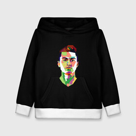 Детская толстовка 3D с принтом Paulo Dybala Pop Art , 100% полиэстер | двухслойный капюшон со шнурком для регулировки, мягкие манжеты на рукавах и по низу толстовки, спереди карман-кенгуру с мягким внутренним слоем | art | champion | dybala | football | form | institute | juventus | palermo | paulo | player | pop | soccer | uniform | дибала | институто | легенда | палермо | пауло | форма | футбол | футбола | футболист | чемпион | ювентус