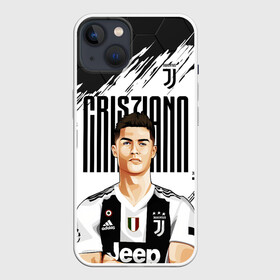 Чехол для iPhone 13 с принтом КРИШТИАНУ РОНАЛДУ   ЮВЕНТУС ,  |  | cristiano ronaldo | football | juventus | sport | криштиану роналду | сборная португалии. | спорт | футбол | ювентус