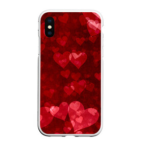 Чехол для iPhone XS Max матовый с принтом СЕРДЕЧКИ HEARTS (Z) , Силикон | Область печати: задняя сторона чехла, без боковых панелей | affection | cardiac | fondness | heart | love | loving | любимая | любимый | любовь | любоф | любофф | любофь | надписи | надпись | сердечко | сердце | сердцевина | сердчишко