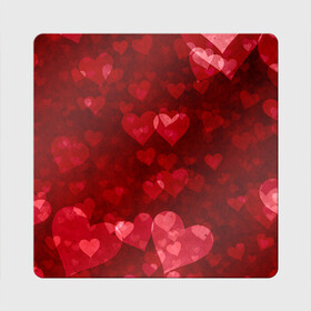 Магнит виниловый Квадрат с принтом СЕРДЕЧКИ | HEARTS (Z) , полимерный материал с магнитным слоем | размер 9*9 см, закругленные углы | Тематика изображения на принте: affection | cardiac | fondness | heart | love | loving | любимая | любимый | любовь | любоф | любофф | любофь | надписи | надпись | сердечко | сердце | сердцевина | сердчишко