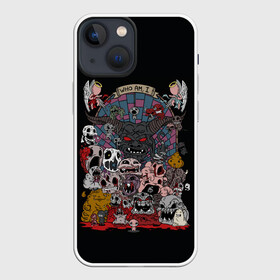 Чехол для iPhone 13 mini с принтом Азейк и боссы ,  |  | afterbirth | indie | lucifer | rebirth | repentance | rogue like | the binding of isaac | айзек | жертва | жертвоприношение исаака | инди | исаак | исак | люцифер | рогалик