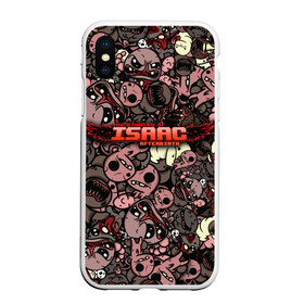 Чехол для iPhone XS Max матовый с принтом Binding of Isaac Stickerbomb , Силикон | Область печати: задняя сторона чехла, без боковых панелей | afterbirth | art | boss | game | gaming | pattern | roguelike | rpg | steam | stickerbombing | the binding of isaac | арт | графика | жертвоприношение исаака | игра | изаак | иллюстрация | паттерн | рисунки | рисунок | рогалик | стикербомбин