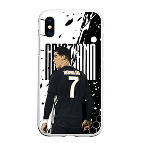 Чехол для iPhone XS Max матовый с принтом КРИШТИАНУ РОНАЛДУ JUVENTUS , Силикон | Область печати: задняя сторона чехла, без боковых панелей | Тематика изображения на принте: cristiano ronaldo | football | juventus | sport | криштиану роналду | сборная португалии. | спорт | футбол | ювентус