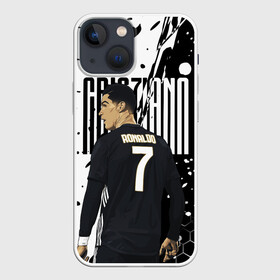 Чехол для iPhone 13 mini с принтом КРИШТИАНУ РОНАЛДУ   JUVENTUS ,  |  | cristiano ronaldo | football | juventus | sport | криштиану роналду | сборная португалии. | спорт | футбол | ювентус