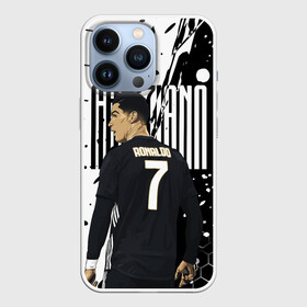 Чехол для iPhone 13 Pro с принтом КРИШТИАНУ РОНАЛДУ   JUVENTUS ,  |  | cristiano ronaldo | football | juventus | sport | криштиану роналду | сборная португалии. | спорт | футбол | ювентус