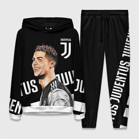 Женский костюм 3D (с толстовкой) с принтом КРИШТИАНУ РОНАЛДУ   JUVENTUS ,  |  | cristiano ronaldo | football | juventus | sport | криштиану роналду | минимализм. | сборная португалии | спорт | футбол | ювентус