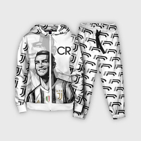 Детский костюм 3D с принтом КРИШТИАНУ РОНАЛДУ   УЗОР ,  |  | cristiano ronaldo | football | juventus | sport | криштиану роналду | минимализм. | сборная португалии | спорт | футбол | ювентус