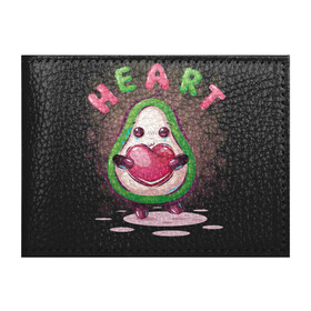 Обложка для студенческого билета с принтом Авокадо с сердцем , натуральная кожа | Размер: 11*8 см; Печать на всей внешней стороне | avocado | cute | dream | fruit | heart | авокадо | милый | музыка | сердечко | сердце | фрукт