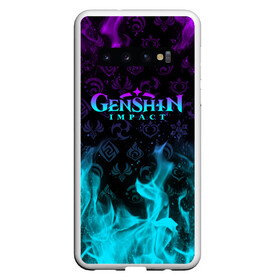 Чехол для Samsung Galaxy S10 с принтом GENSHIN IMPACT НЕОНОВЫЙ ОГОНЬ , Силикон | Область печати: задняя сторона чехла, без боковых панелей | Тематика изображения на принте: amber | anime | genshin impact | girl | jean | lisa | paimon | xiao | zelda | анемо | аниме | геншен импакт | геншин импакт | геншин эмпакт | геншинимпакт | девушка | игры | кли | лиза | паймон | пеймон | персонажи | сяо | тян