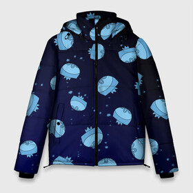 Мужская зимняя куртка 3D с принтом Медузы в океане , верх — 100% полиэстер; подкладка — 100% полиэстер; утеплитель — 100% полиэстер | длина ниже бедра, свободный силуэт Оверсайз. Есть воротник-стойка, отстегивающийся капюшон и ветрозащитная планка. 

Боковые карманы с листочкой на кнопках и внутренний карман на молнии. | animals | fish | ocean | sea | summer | бездна | вода | глубина | животные | звери | лето | медуза | море | морские жители | мультяшный | океан | под водой | подводный мир | природа | рыбка | рыбы | узор | фауна | фэнте