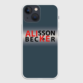 Чехол для iPhone 13 mini с принтом Крутой футбол. Алиссон ,  |  | алиссон | беккер | вратарь | футбол | футболист