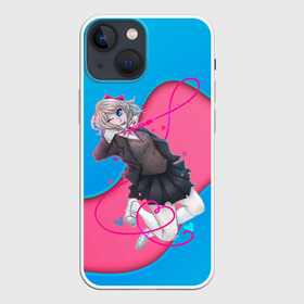 Чехол для iPhone 13 mini с принтом Саёри ,  |  | anime | game | games | monika | natsuki | sayori | yuri | аниме | визуальный роман | доки доки | игра | игры | литературный клуб | моника | нацуки | саёри | юри