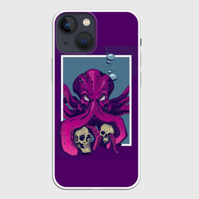 Чехол для iPhone 13 mini с принтом Ктулху ,  |  | кракен | ктулху | монстр | морской монстр | осьминог | чудище | чудовище