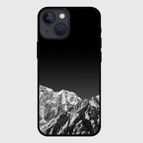 Чехол для iPhone 13 mini с принтом ГОРЫ В МОЕМ СЕРДЦЕ | КАМУФЛЯЖ ,  |  | Тематика изображения на принте: алтай | анды | арарат | белые горы | везувий | гималаи | горные хребты | горы | горы в моем сердце | горы камуфляж | джомолунгма | камуфляж горы | снег в горах | фудзияма | хребты гор | черно белые горы