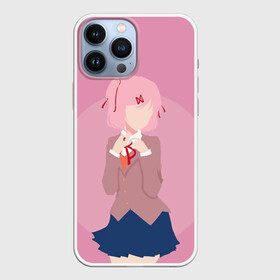 Чехол для iPhone 13 Pro Max с принтом Natsuki Art ,  |  | anime | game | games | monika | natsuki | sayori | yuri | аниме | визуальный роман | доки доки | игра | игры | литературный клуб | моника | нацуки | саёри | юри