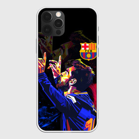 Чехол для iPhone 12 Pro Max с принтом ЛИОНЕЛЬ МЕССИ / ОГОНЬ / FIRE , Силикон |  | argentina | barcelona | fire | football | lionel andrs messi | sport | uefa | аргентина | барселона | лионель месси | огонь. | спорт | уефа | футбол