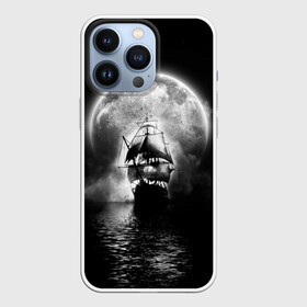 Чехол для iPhone 13 Pro с принтом Летучий голландец ,  |  | Тематика изображения на принте: корабль | летучий голландец | море | парусник | пиратский | старинный