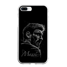 Чехол для iPhone 7Plus/8 Plus матовый с принтом ЛИОНЕЛЬ МЕССИ / LIONEL MESSI , Силикон | Область печати: задняя сторона чехла, без боковых панелей | argentina | barcelona | football | lionel andrs messi | sport | uefa | аргентина | барселона | лионель месси | спорт | уефа. | футбол